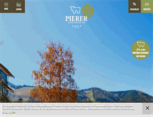 Tablet Screenshot of hotel-pierer.at